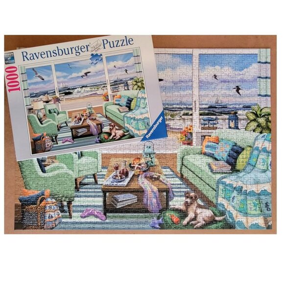 BEACHFRONT GETAWAY by Ravensburger JIGSAW PUZZLE 1000 pieces - Picture 5 of 8